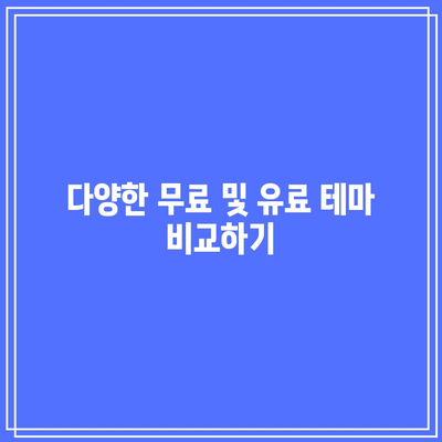 테마와 플러그인을 바로 알아보는 워드프레스 홈페이지 제작 안내