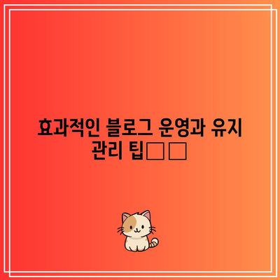 워드프레스 블로그 제작과 운영을 위한 1:1 교육