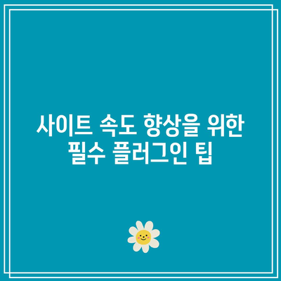 필수 워드프레스 플러그인 5가지